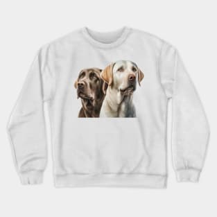 The Most Popular Dog Breed The Labrador Retriever Crewneck Sweatshirt